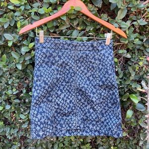 Free People Printed Miniskirt